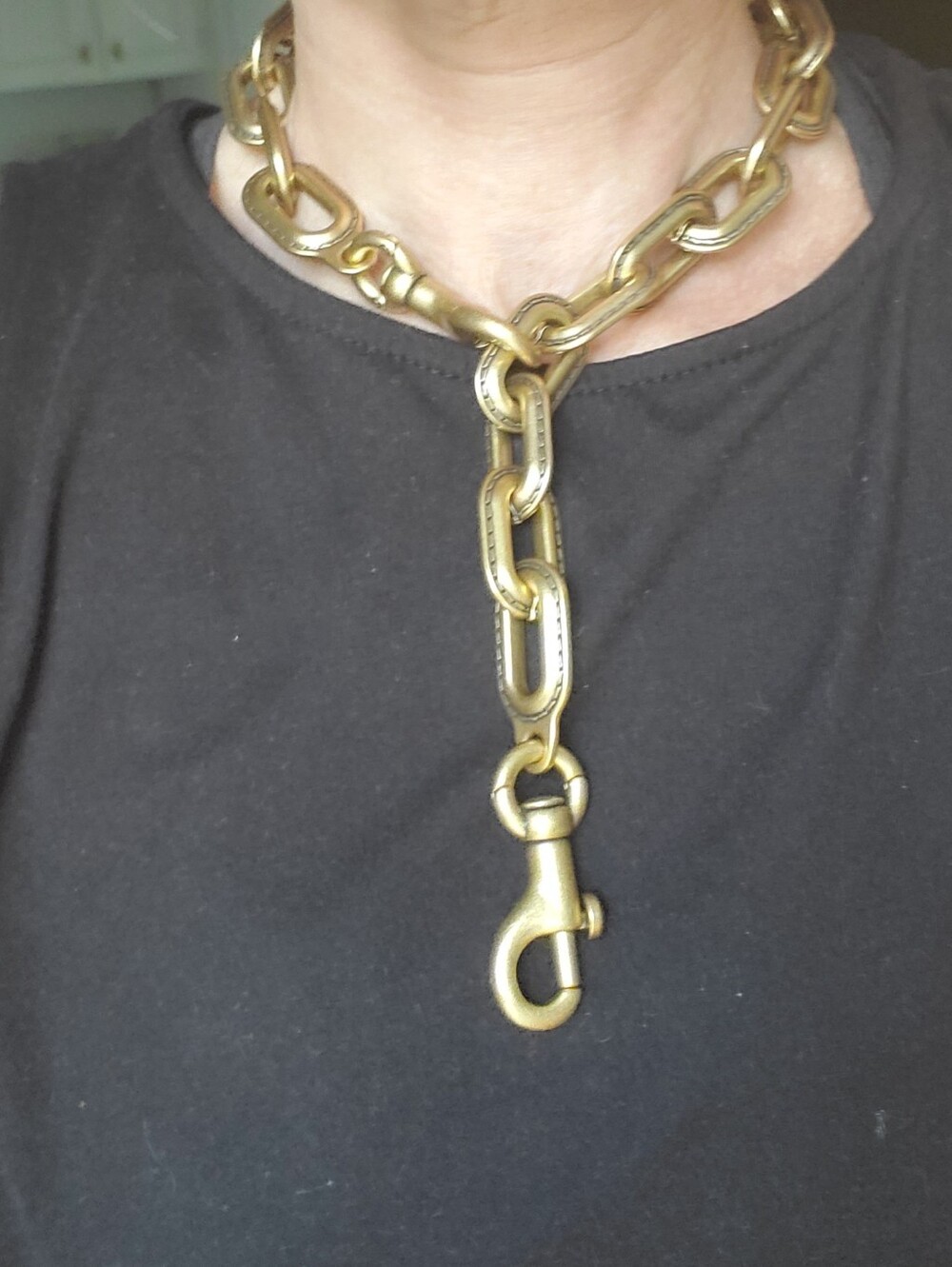 Coach Link Chain Strap For Tabby Bag Or Chunky Necklace Brass / Gold - Picture 10 of 12